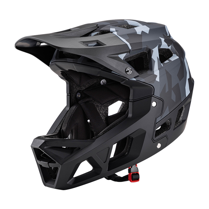 Mountain Biking Helmet Full Face - Casco Integrale per Mountain Bike Fuoristrada,