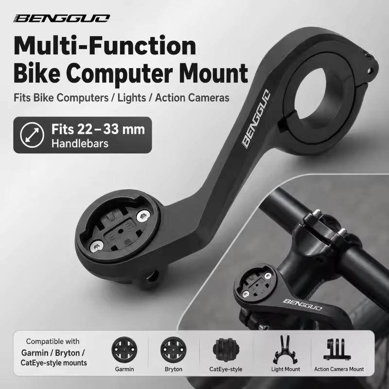 Mountain Biking Lights - Supporto Estensione per Computer GPS da
