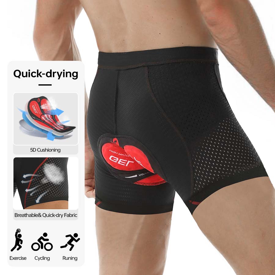 Mountain Biking Underwear - X-TIGER Pantaloncini intimi da ciclismo da