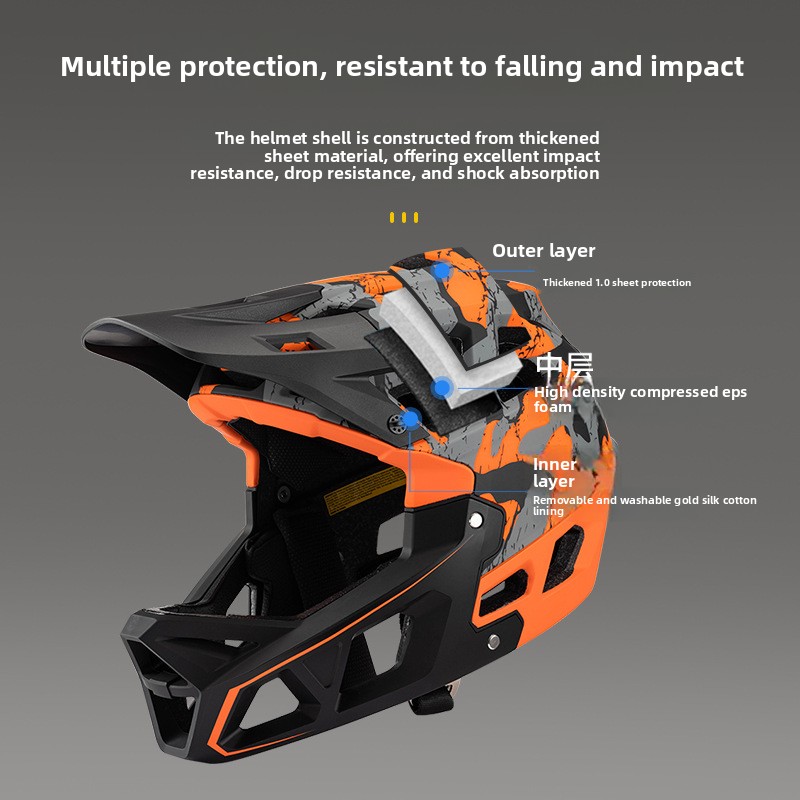 Casco Integrale per Mountain B - Mountain Biking Helmet Full Face recensione e prezzo