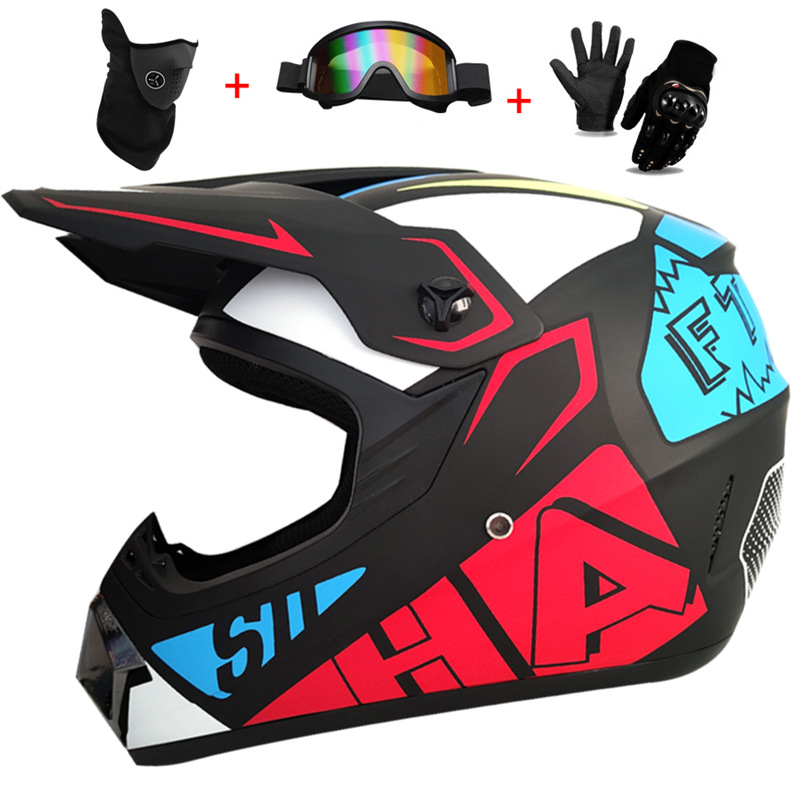 Set di 3 Caschi Integrali per  - Mountain Biking Helmet Full Face recensione e prezzo