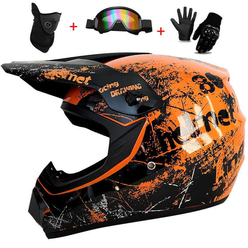 Set di 3 Caschi Integrali per  - Mountain Biking Helmet Full Face recensione e prezzo