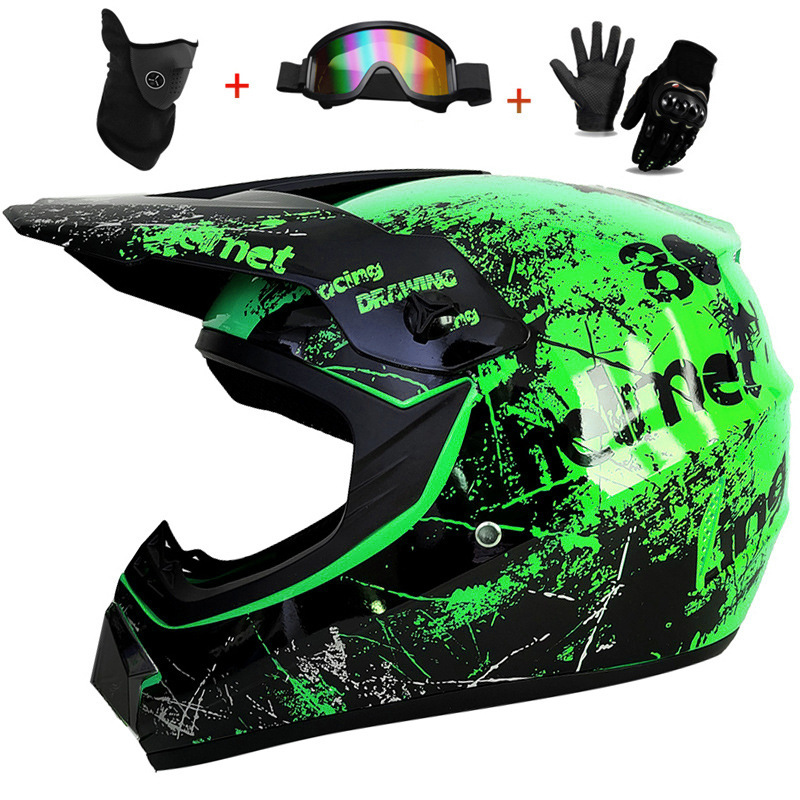 Set di 3 Caschi Integrali per  - Mountain Biking Helmet Full Face recensione e prezzo